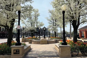 photo of downtown downers grove.